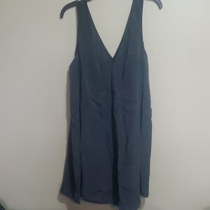 Zara Black V-Neck LINED Dress Size XXL